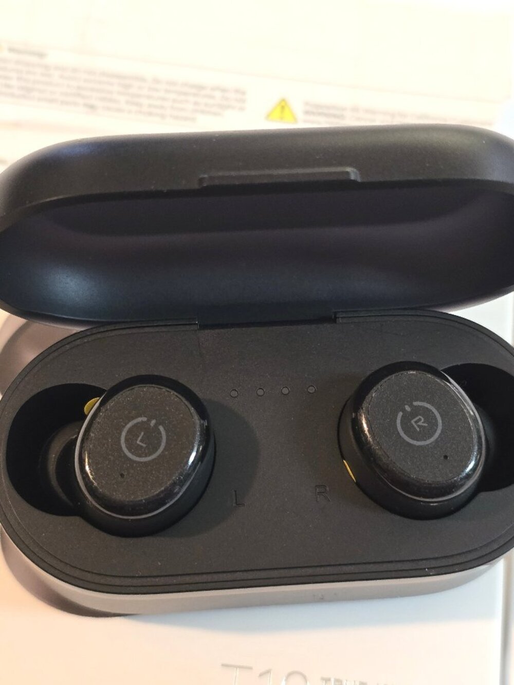 TOZO T10 Bluetooth 5.3 Wireless Earbuds with Wireless Charging Case Black